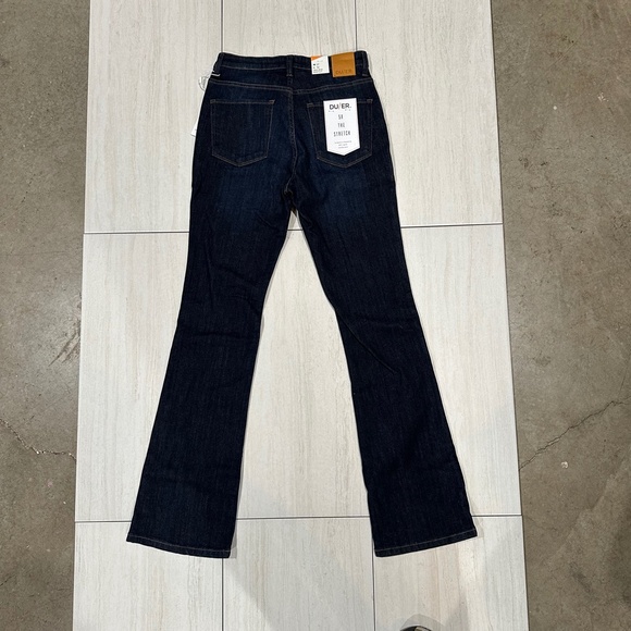 DUER NWT Women's Performance Denim Boot Cut in Dark Stone 27"x32" - Picture 3 of 12